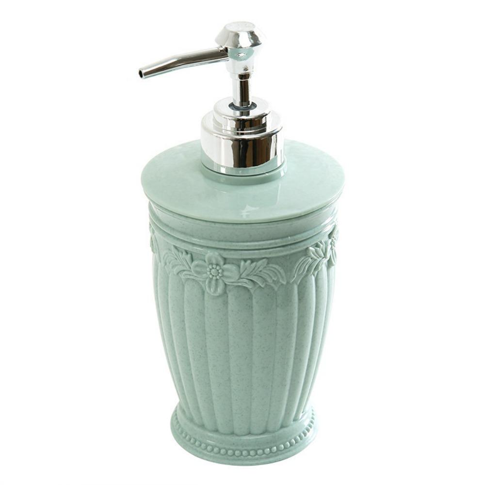 

Новый простой в использовании дорожный портативный европейский резной гель для душа шампунь отдельный пресс-бутылка лосьон зелёный