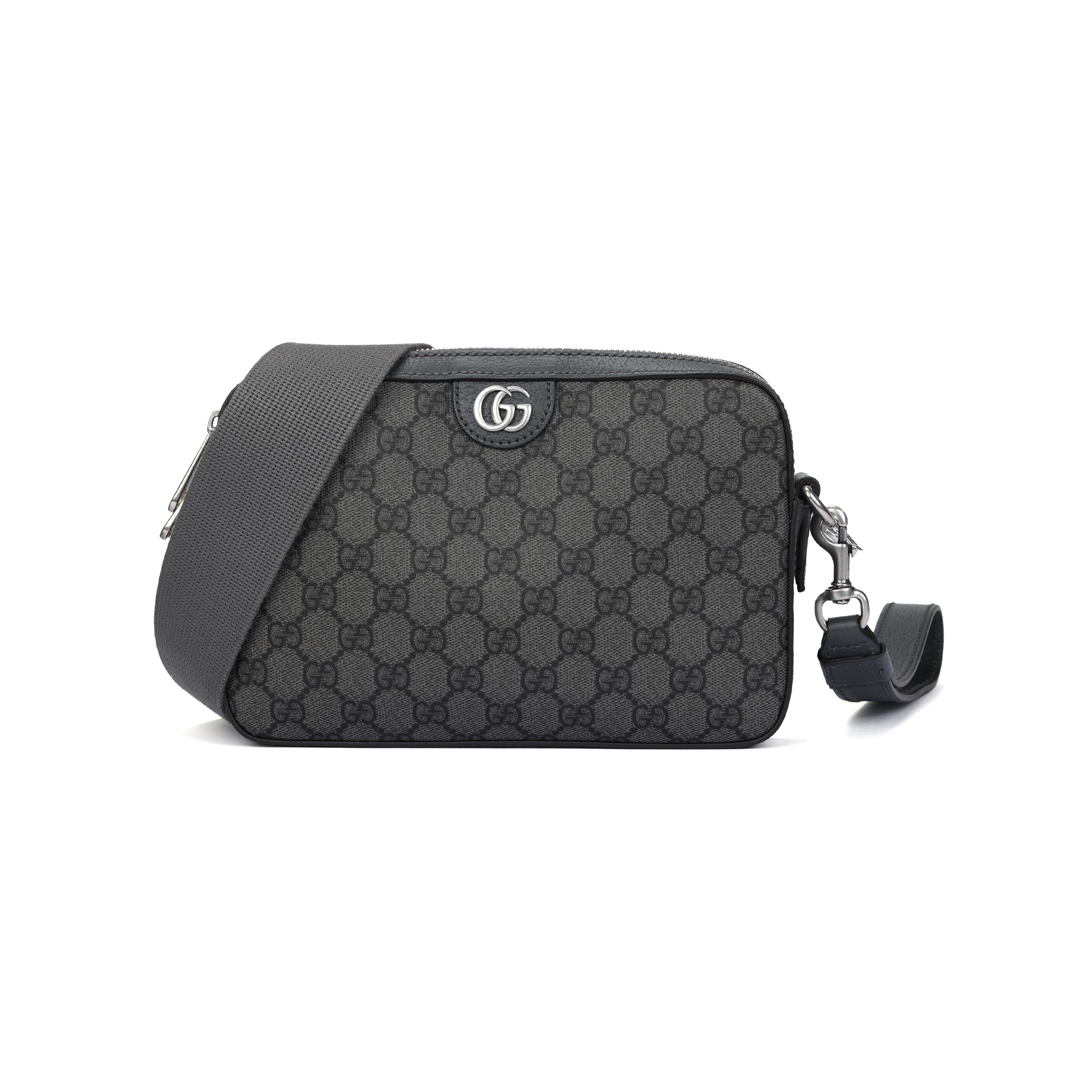 

Сіра сумка-месенджер Gucci з монограмою GG для унісекс на кожен день Basic Set (Bag+Dust Bag)