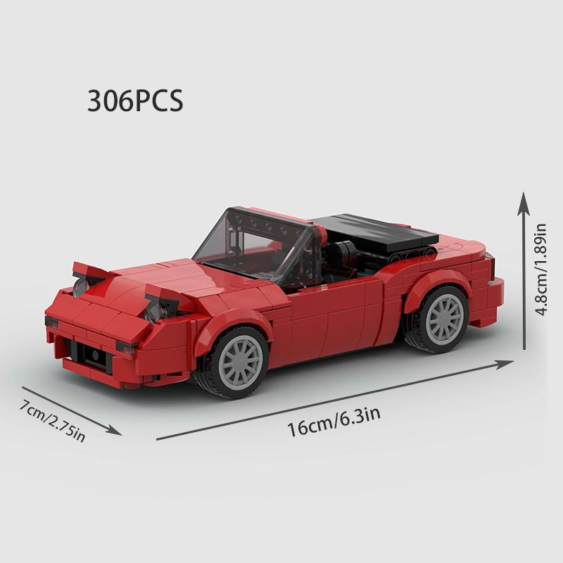 MOC Racing Sports Car Vehicle City Speed Champion Racer Technique Building Blocks Brick Set Supercar Kids Toys Boys Gifts NSX
