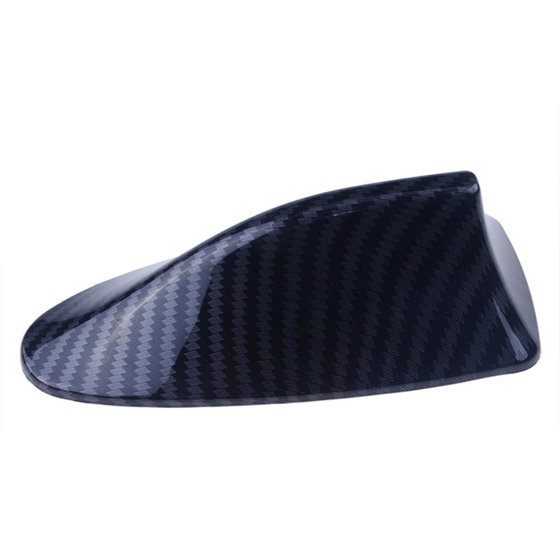 Car Shark Fin Decorative Antenna Suitable for Car Universal Modified Wireless Roof Tail Antenna Auto Parts Carbon Fiber Exterior