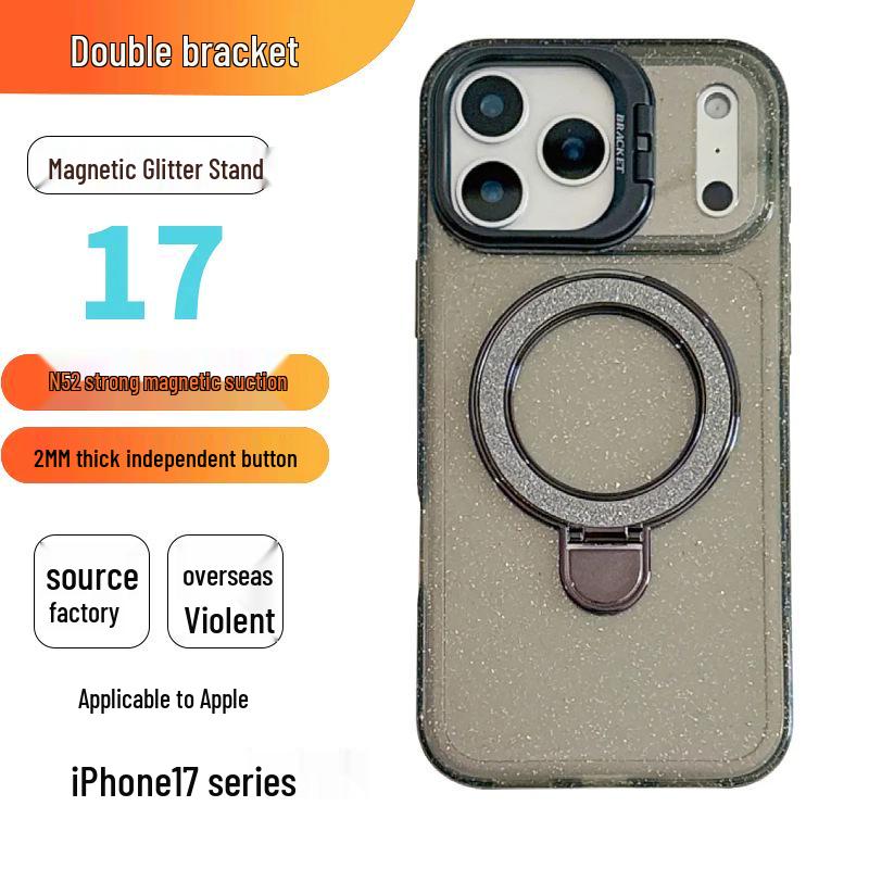 

Women s Glitter 3-in-1 Magnetic iPhone 17N52 Case with Dual Stands and Drop Protection iPhone 15 Pro Max