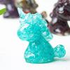 Unicorn Resin Figurine With Handcrafted Crystal Texture For Home Decor And Giftgiving