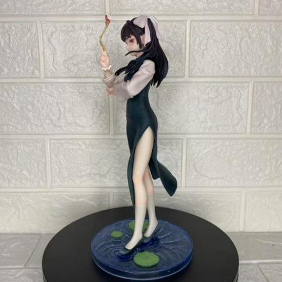 Two-Dimensional Qipao Battle Girl Figurine: Little Taoist Loli Ornament