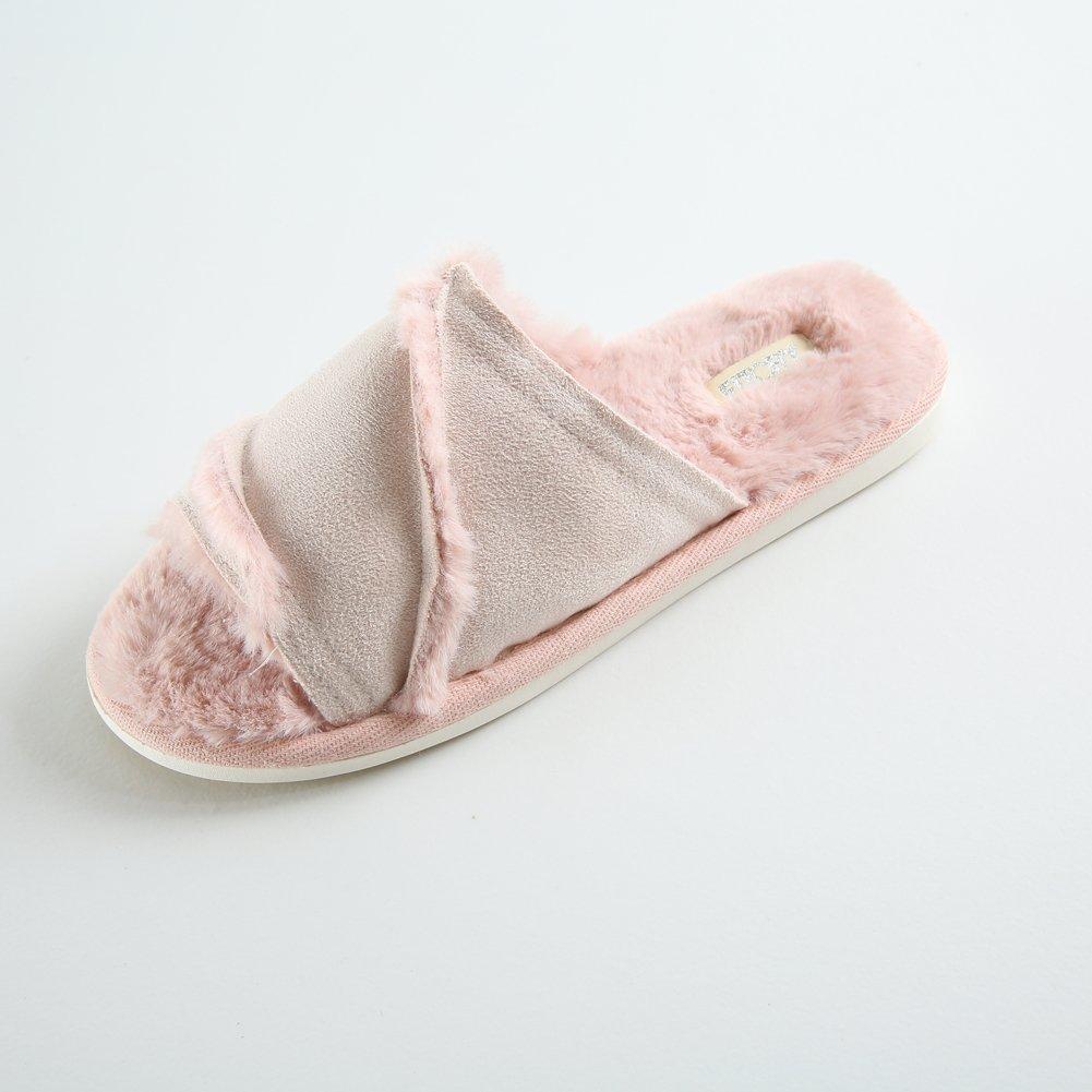 Fitri Winter Room Warm and Warm Women's Slippers, Stylish, Fluffy, Shoes,