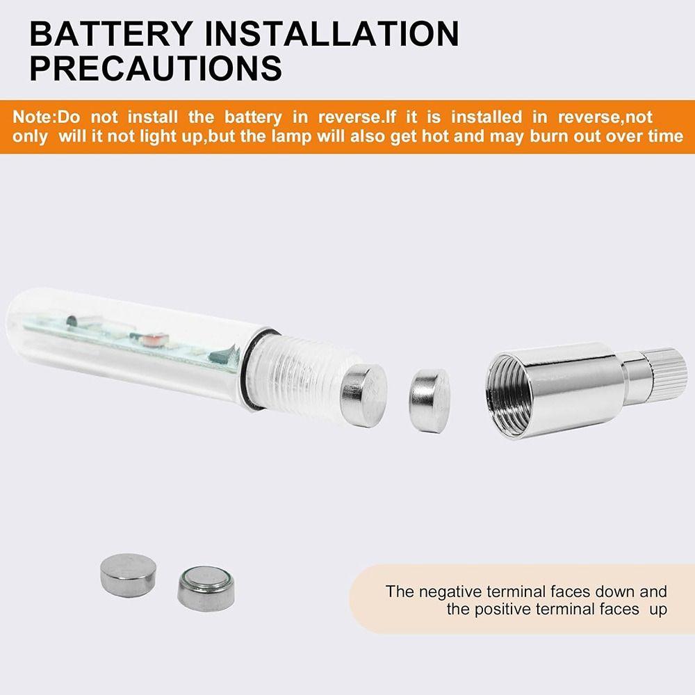 Flashing Lamp Valve Stem Light Glow Dark Bike Spoke LED Portable Bicycle Tire Light  Night Riding