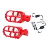 motorcycle footrest Red for Yamaha PW50 PW80 TW200 motorcycle footrests and Honda XR50R CRF50 CRF70 CRF80 footrest formotorcycle