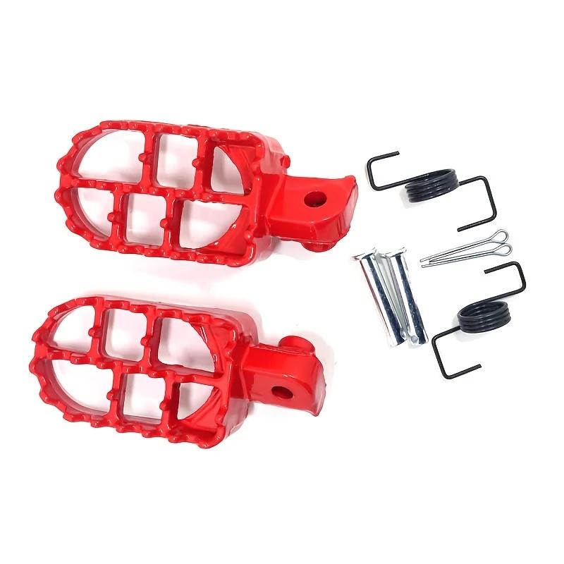 motorcycle footrest Red for Yamaha PW50 PW80 TW200 motorcycle footrests and Honda XR50R CRF50 CRF70 CRF80 footrest formotorcycle