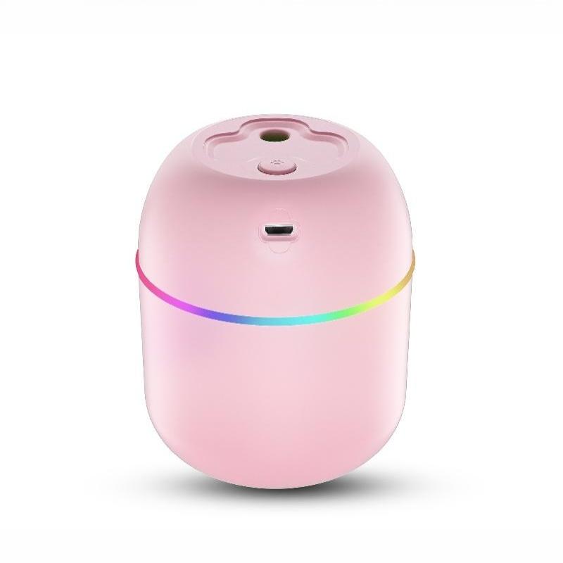 Woodgrain Ultrasonic Usb Humidifier And Essential Oil Diffuser Portable Desktop Aromatherapy For Home Office Use