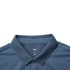 Li-Ning Comfortable Simple Solid Color Quick-Dry Versatile Fashion Short Sleeve Polo Shirt Men Tops Moonlight-Blue APLV287-8