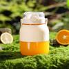 500ml Portable Electric Juicing Cup Cordless Rechargeable 10 Blades Electric Juicing Blender Cup for Home Travel Sport