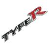 3D-Metallaufkleber Typ R Chrom-Abzeichen Auto-Emblem für CRV Accord Odeysey Crosstour FIT Jazz City Civic JADE Crider