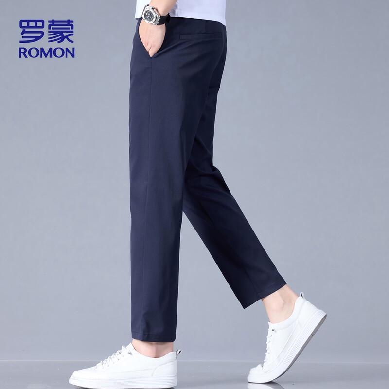 ROMON Men s Lightweight Straight Casual Pants 7713 28