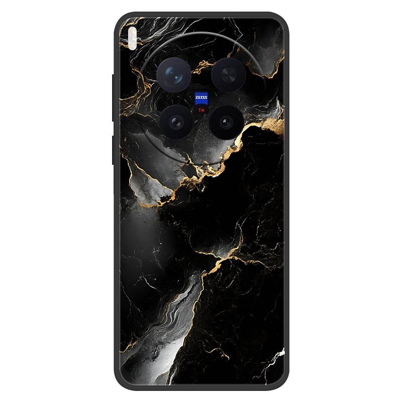 For VIVO X300 Pro Case Marble Painted Soft Matte Silicone Back Cover For Vivo X300 Full Protective Phone Shell X 300 X300 PRO