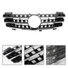 Front Grille Grill Fit Mercedes ML-Class W164 2005-2008 Chrome/Black