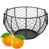 Egg Storage Basket Iron Basket Potato Garlic Container Kitchen Storage Metal Wire Egg Basket Farm Chicken Cover Egg Holder