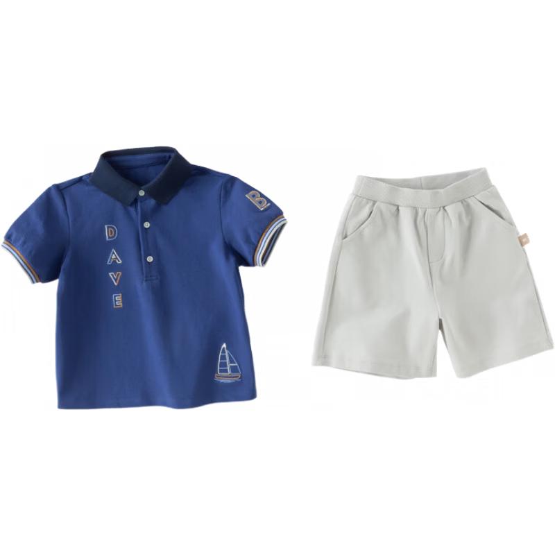 

DAVE&BELLA Boys Summer Polo & Shorts Set 120 cm