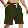 Men's Casual Athletic Shorts Elastic Waistband Drawstring Pockets Lightweight Comfortable Fit Gym Running Workout Sportswear