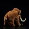 33cm Lifelike  Elephant Mammoth Doll Mammoth Lifelike Soft Stuffed Plush Toy Mammuthus Primigenius Animals Model Kids Christmas Gifts