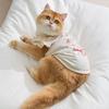 New Spring and Summer Thin Cat Clothes, Fungus Lace Flying Sleeve Vest, Kittens, Puppies, Hairless Cats, Pet Clothes