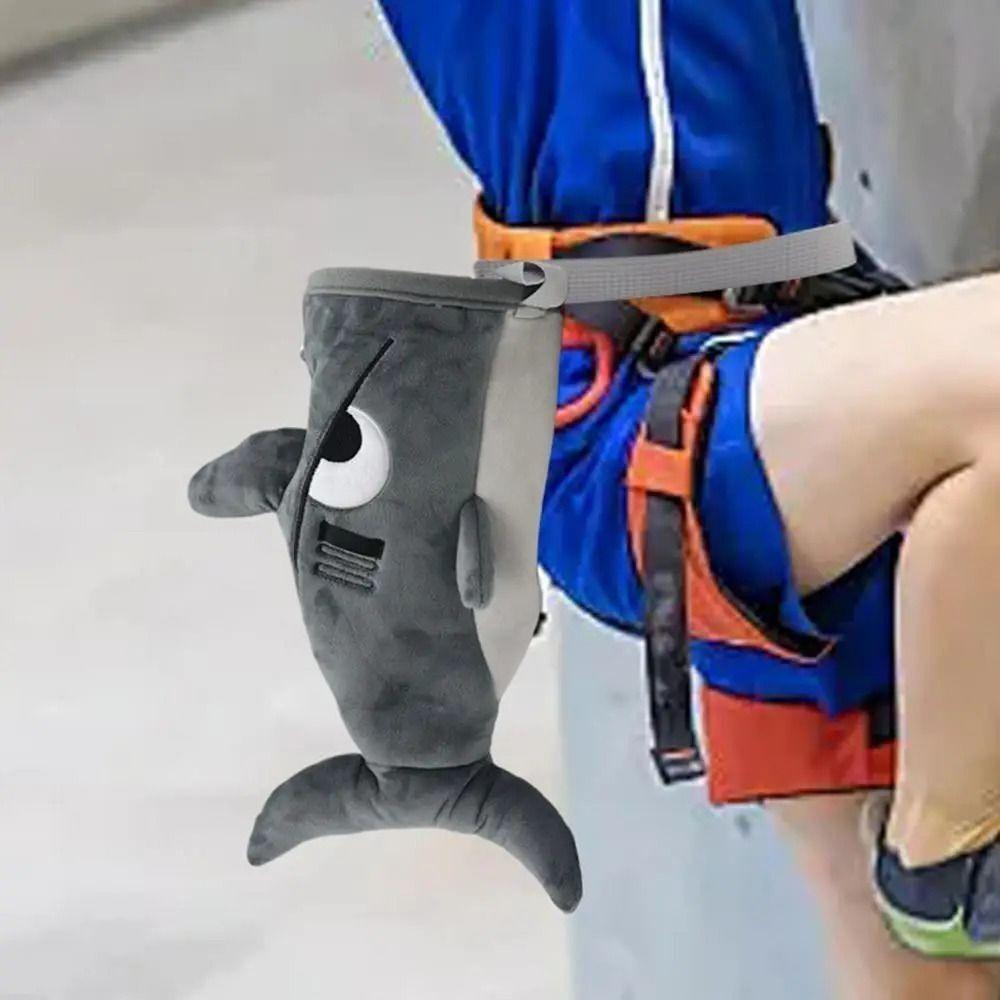 Flannel Chalk Bag Sloth/Shark Rock Climbing Bag New Bouldering Bag  Mountaineering