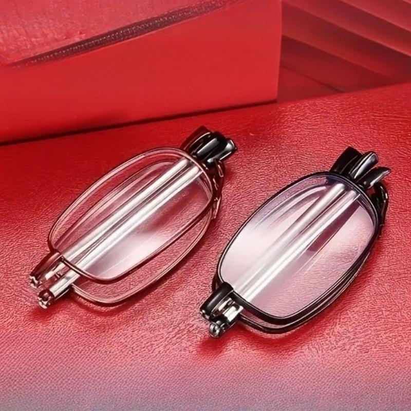 2PCS Folding Reading Glasses Retro Fashion Presbyopic Glasses Portable Computer Readers For Women Men +1.0 To +4.0