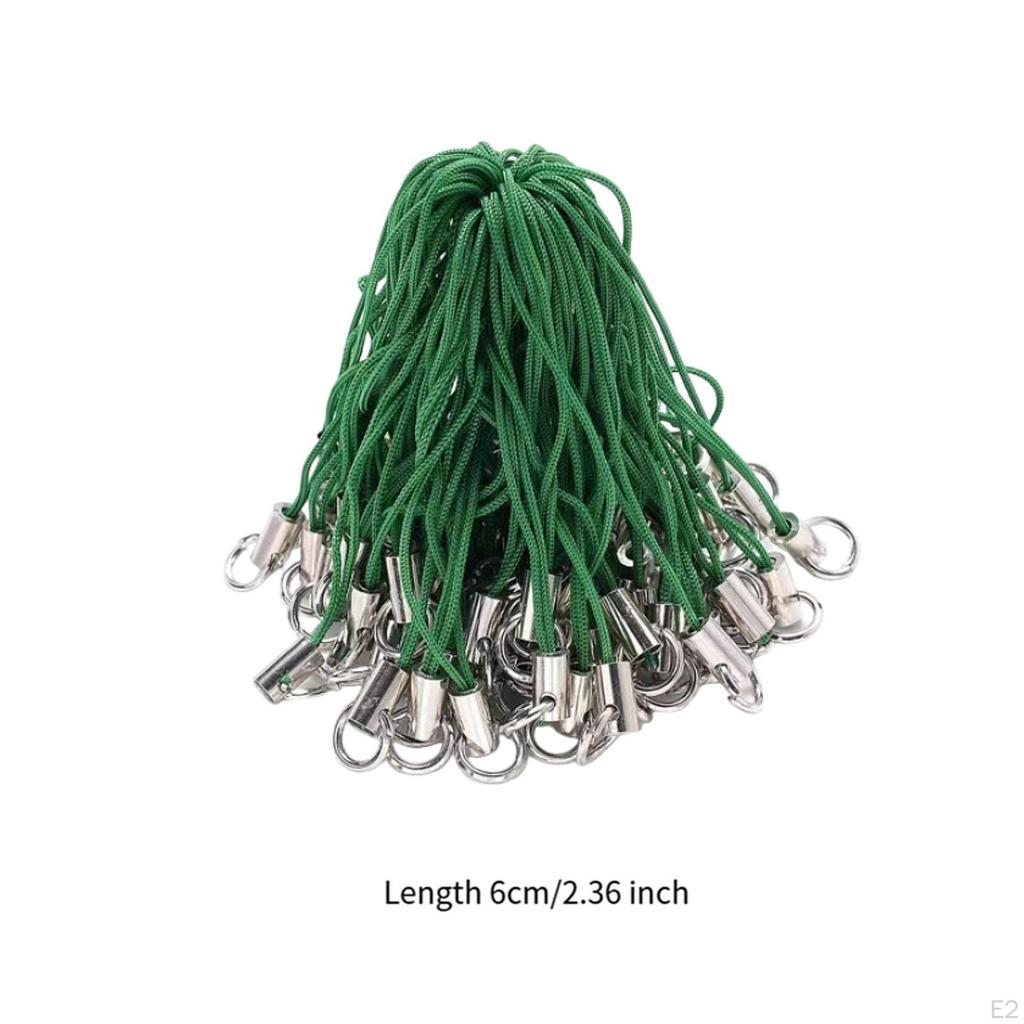 100 Pieces Mobile Phone Dangle Straps Lanyards Practical DIY Accessories Rope for