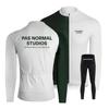 Winter Thermal Cycling Bib Tights With Fleece Lining Long Sleeve Jersey Set Road Bike Riding