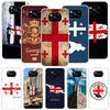 Georgia Flag Phone Case For Xiaomi Poco X7 X6 X5 Pro F7 Ultra Redmi 15C 15 13 13C 12 12C 10 10A 10C 9 9A 9C 9T Cover Poco X7 X6