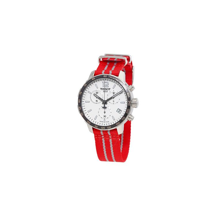 TISSOT Quartz Movement 100m Water Resistance Men's Watches Watch 42mm Silver Dial Stainless Steel Case T095.417.17.037.12