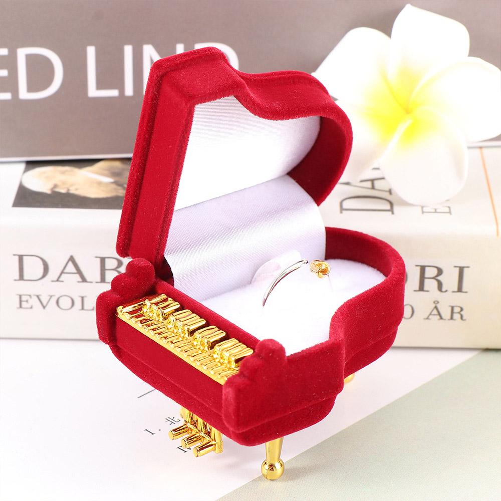 

Новое Сокровище Ювелирных Изделий Серьги Кулон Кольцо Коробка Для Хранения Подарочный Чехол Бархатная Коробка Для Кольца Для Пианино