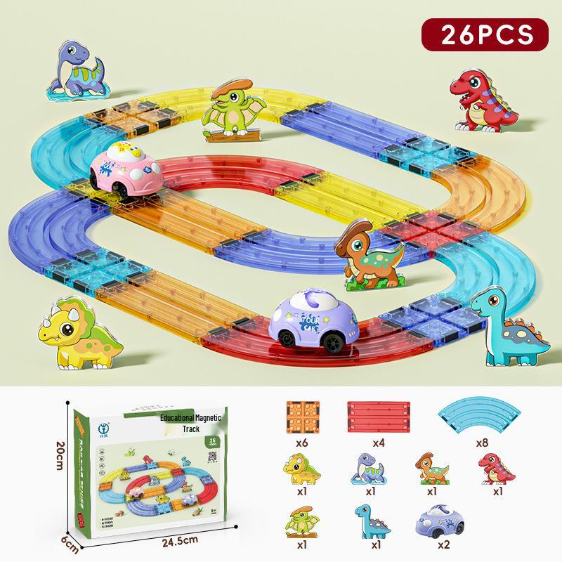 Digge Magnetic Train Track Building Blocks: Children's Educational Toy