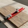 Cutting Machine Base Guide Two-Way Buckle Locking Clamp Aluminum Alloy Circular Saw Rail Tool for Woodworking Engraving Framing