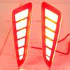 LED Rear Bumper Reflector Tail Light Fit for 2017-2022 Toyota C-HR CHR IZOA Fog Lights Brake Lights Turn Signal Light Accessories