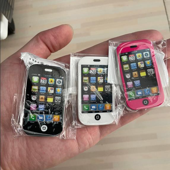 1PCS Kreative Schreibwaren Cartoon iPhone Radiergummi Grundschule Preise Geschenk Nette kinder Radiergummi