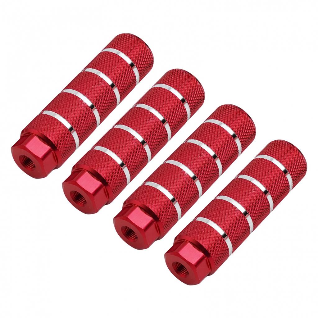 4pcs Bicycle Rear Foot Pegs Aluminum Alloy Mount On Axle for MTB Road Bike