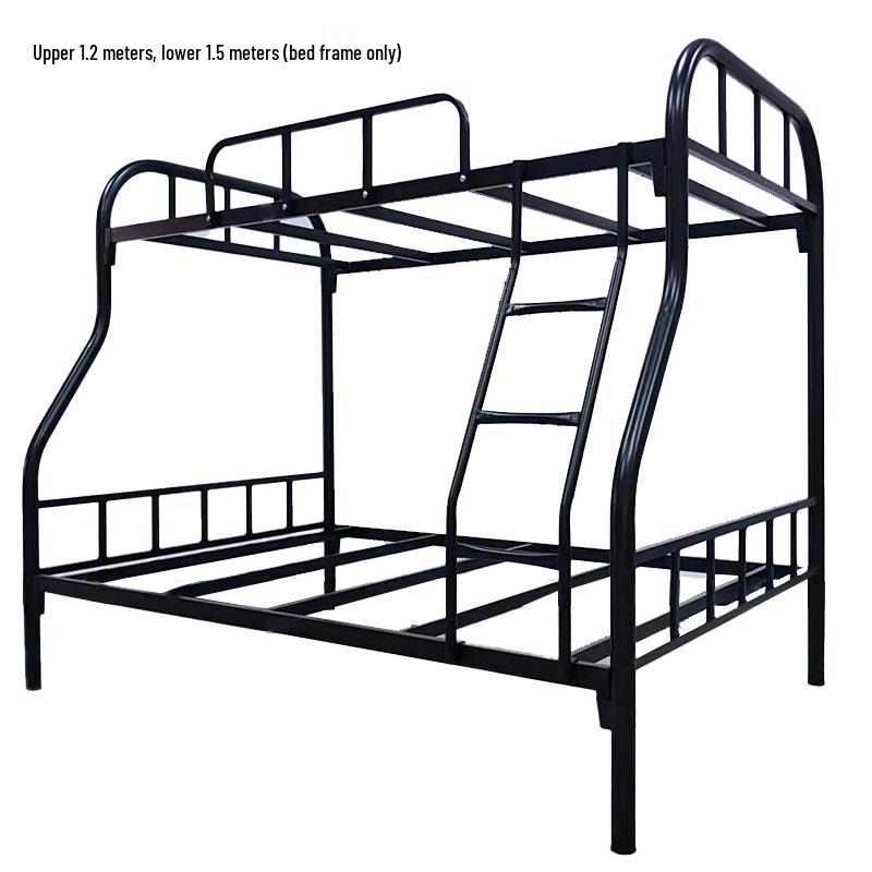 Children's Bunk Bed: Double Steel Iron Frame for Home & Rental Use