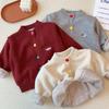 Kids Double Layer Thick Knit Sweater Warm Soft Winter Top for Boys and Girls
