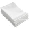 Bleached Cotton Tenugui Fabric, Oka Standard Size (90cm), Plain White, Set of 12.
