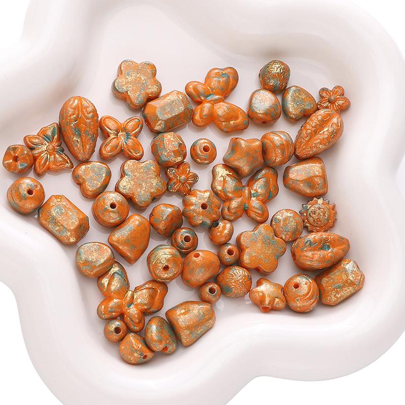 10g/bag 5-20mm Acrylic Imitation Picasso Blend Beads DIY Bracelet Necklace Earrings Jewelry Accessories