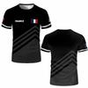 France Flag 3D Print T-shirt Summer Outdoor Sports Casual Breathable Quick-drying Tops Men Women Fashion O-Neck Football Jersey