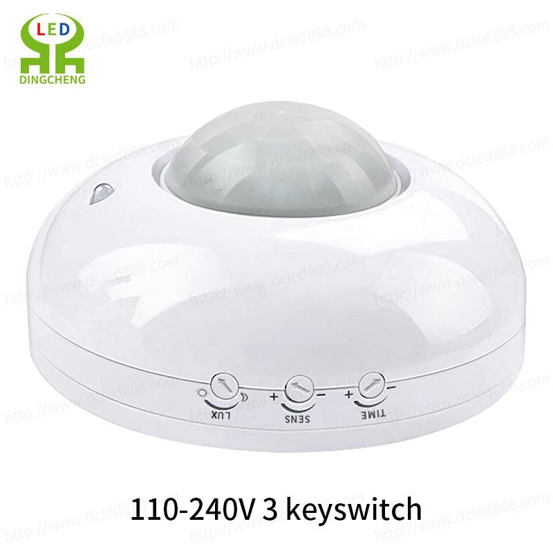360° Ceiling PIR Motion Sensor 100-240V