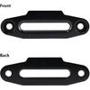 Ucreative Aluminum Hawse Fairlead For UTV 4000-5500 LBs Winch 6" (152.4Mm) Mount Glossy (Black)