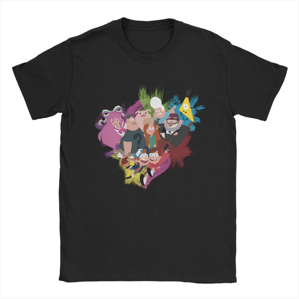 Mens TShirts Gravity Falls Always Watching Novelty 100 Cotton Tees Short Sleeve T Shirt Crew Neck Clothing Birthday Gift