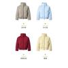 Unisex Stand Collar Thick Cotton Puffer Jacket Winter Warm Casual Outerwear Youth