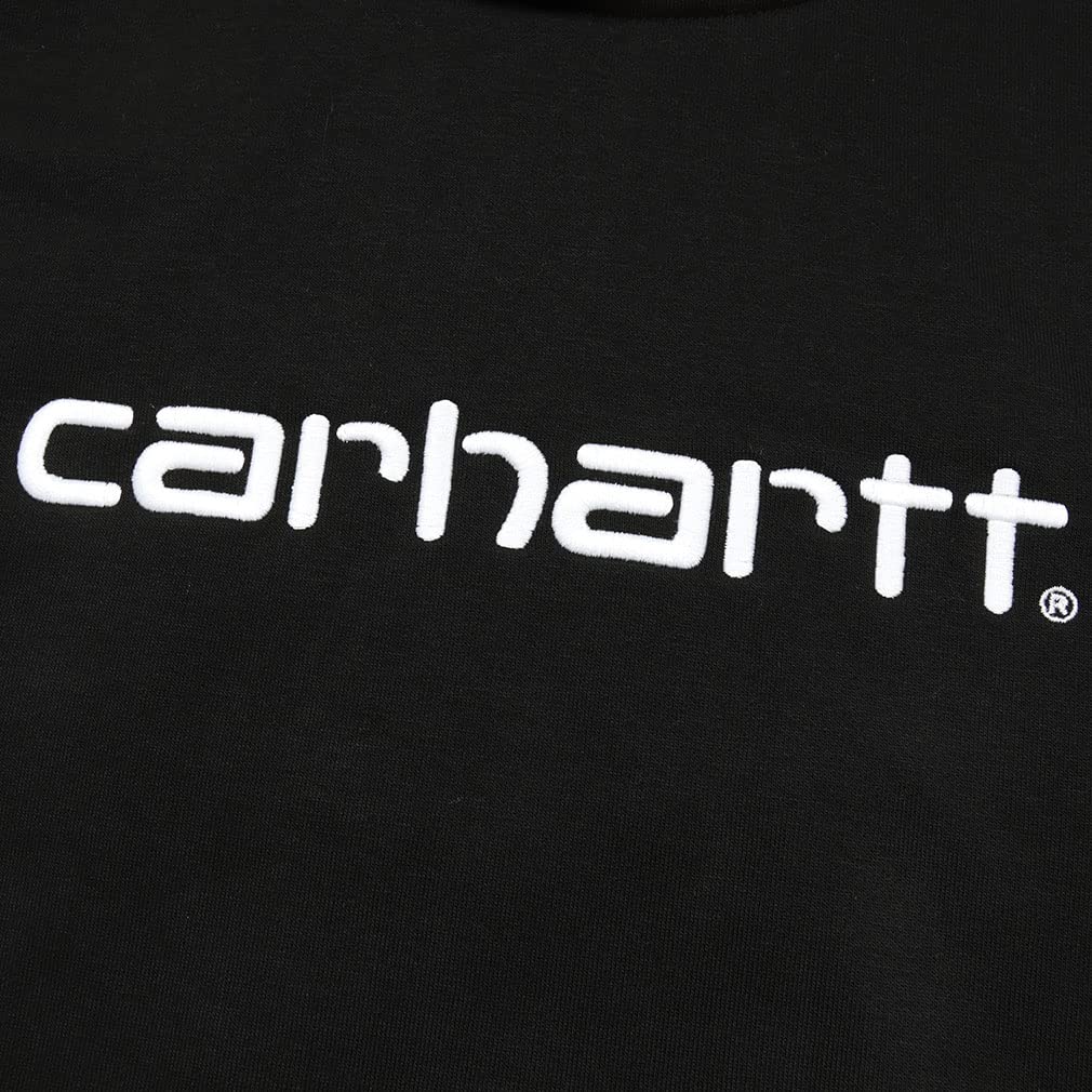 Carhartt WIP Pullover Size Black and 065 Men's Hoodie, L, White, [Used]