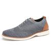 Men's Lace-up Business Casual Shoes, Lightweight Non-slip Soft-soled Formal Shoes, Wide Sole European Size 45