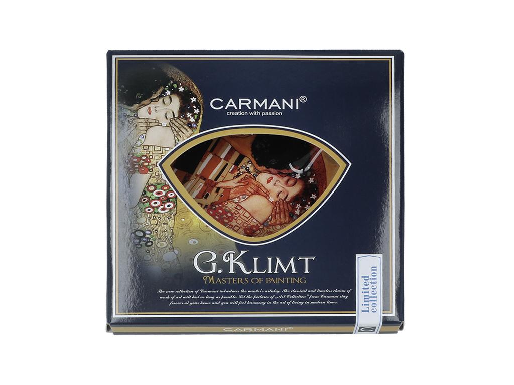 Talerz Dekoracyjny Serce Gustav Klimt Pocałunek Porcelana Sztuka