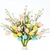 2026 Easter Egg Flower Bouquet, Artificial Flowers Berry Cuttings Spring Flower, Home Decoration, Simple Flower Ornaments