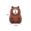 Capybara Pencil Sharpener Cartoon PVC Pencil Sharpener Flexible Portable Students Stationery Supplies Teacher Rewards Gift