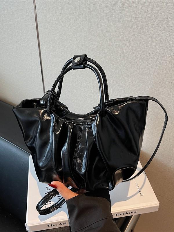 2025 Autumn French Pleated Cloud Bag: New Fashion Textured Casual Handbag & Crossbody